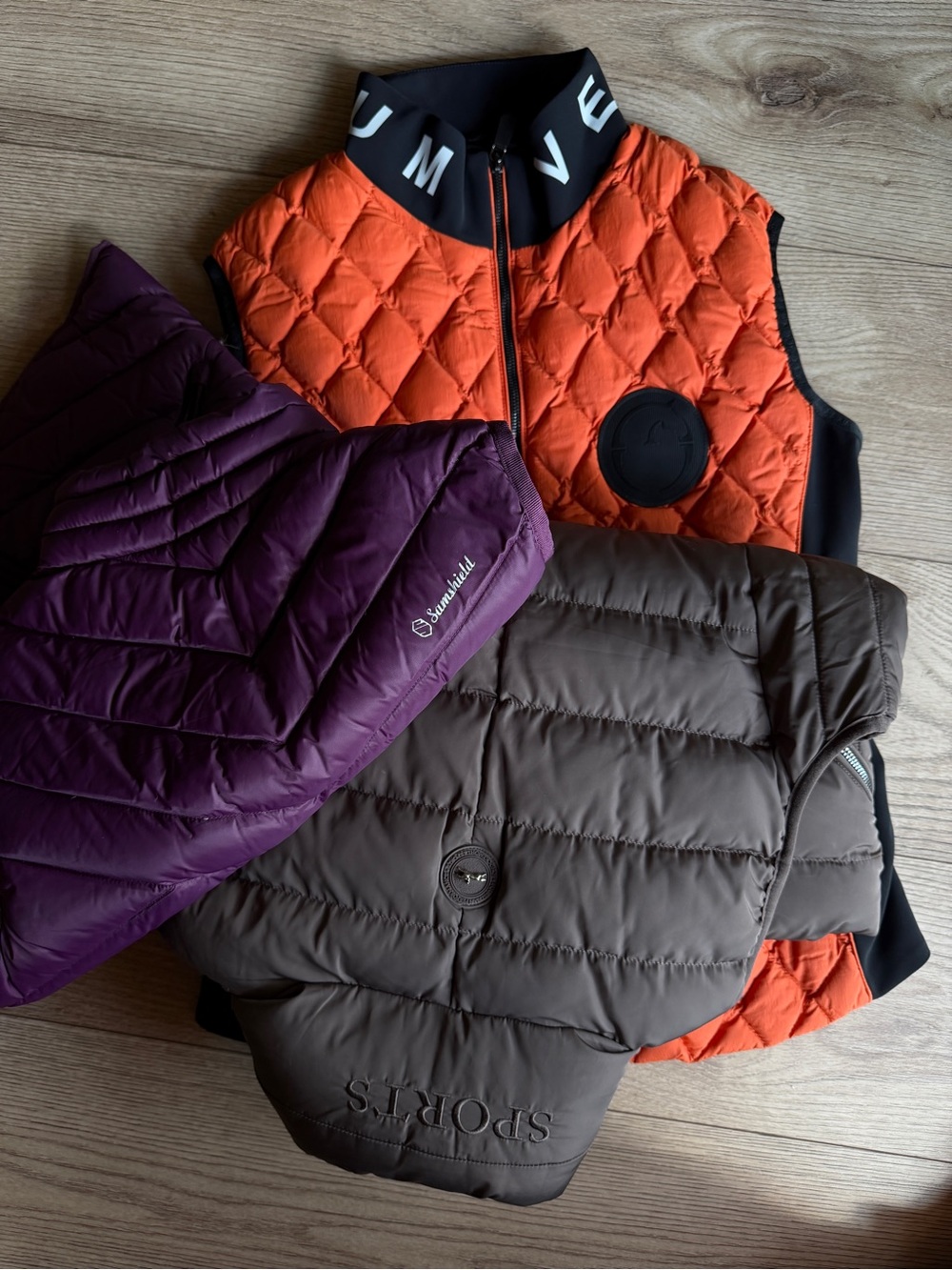 Vestrum Murcia Orange Quilted Women's equestrian riding Vest size L - Picture 15 of 15